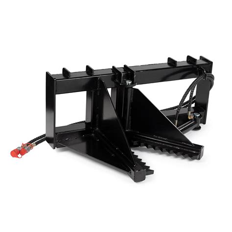 skid steer post grabbing attachment|skid steer tree puller.